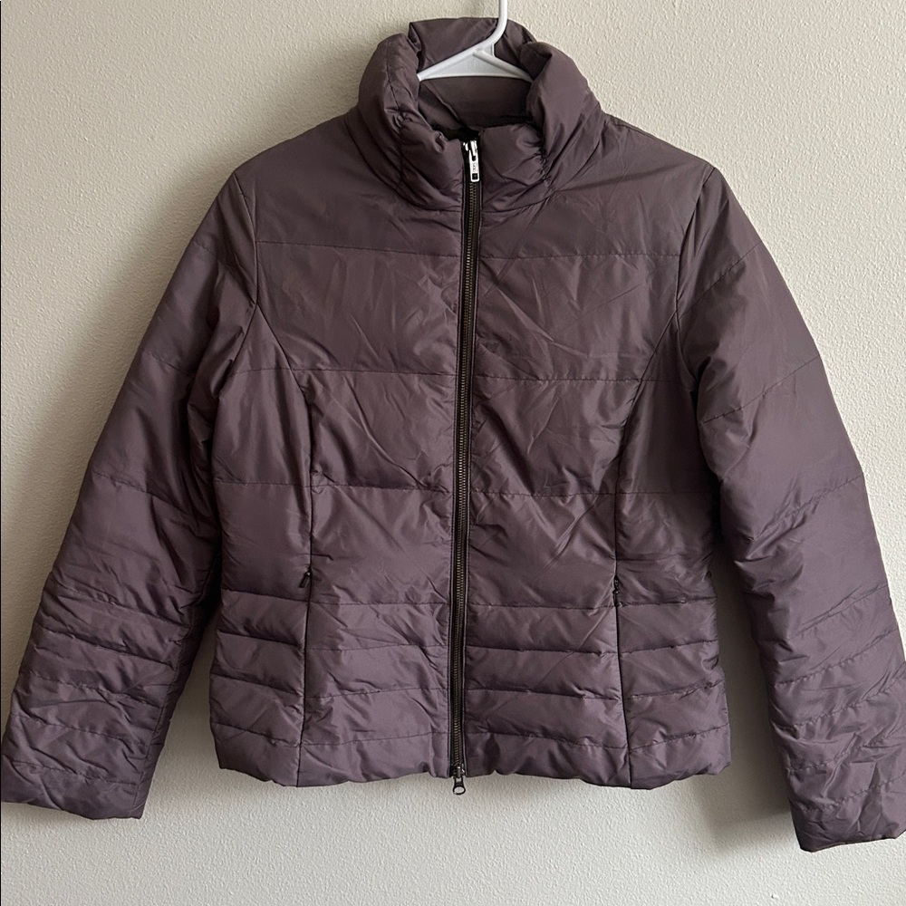 Halogen Women's Puffer Packable Purple Lightweight Down/Feather Jacket ..M..
